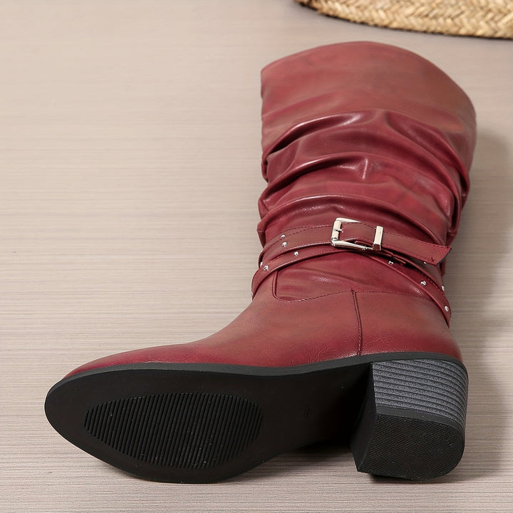 Ragnhild | Stilvolle Kniehohe Slouch-Stiefel Für Jeden Tag
