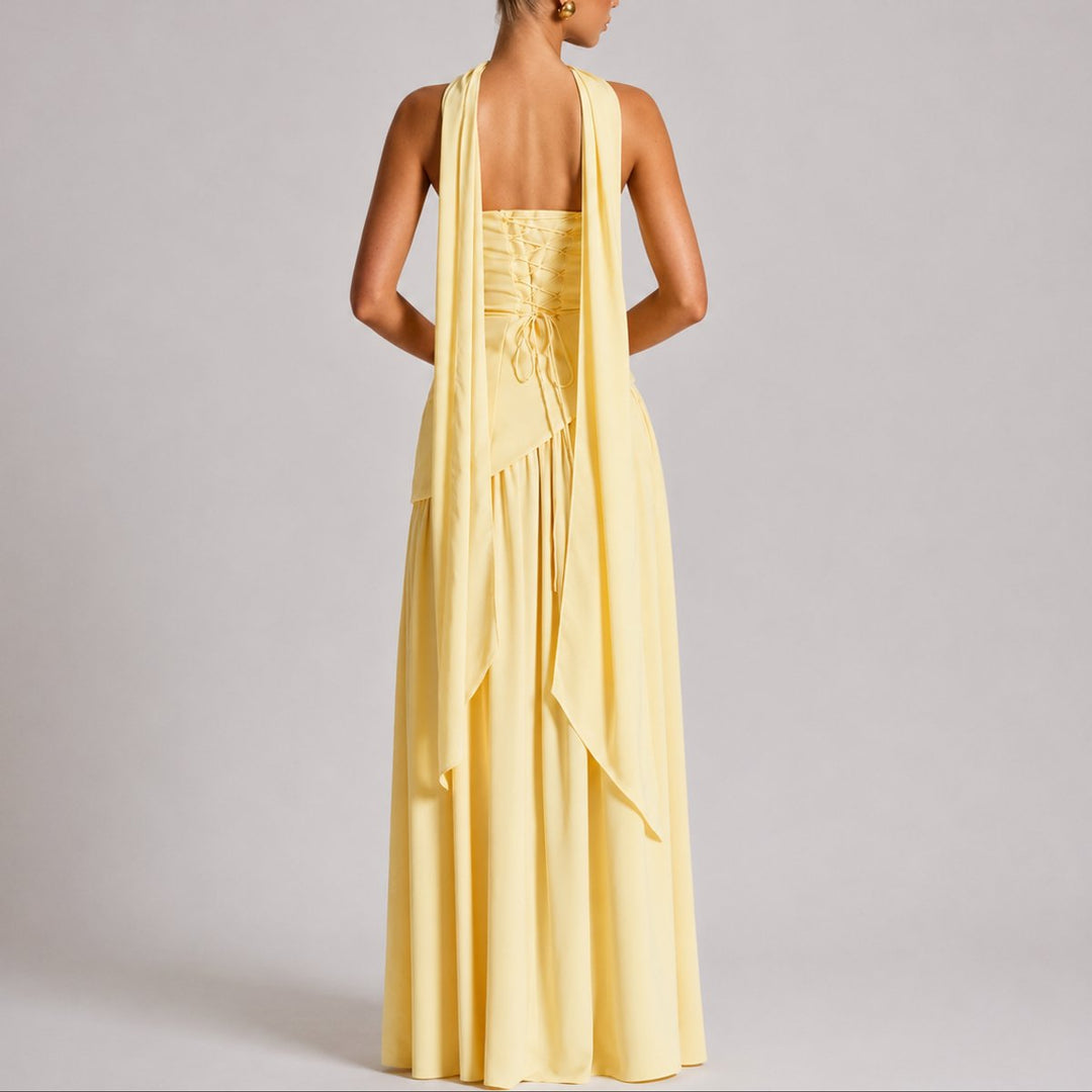 Emma | Elegantes Herbst-Hochzeits Maxikleid