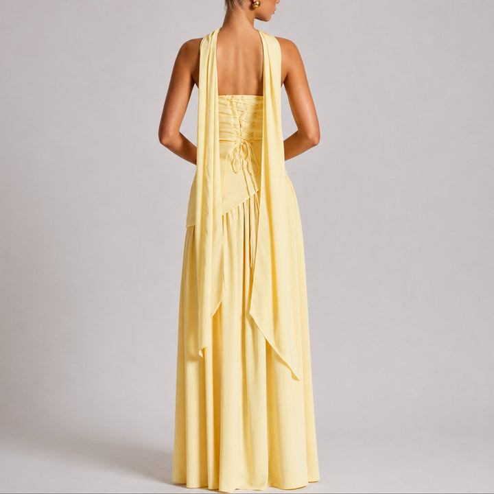 Emma | Elegantes Herbst-Hochzeits Maxikleid