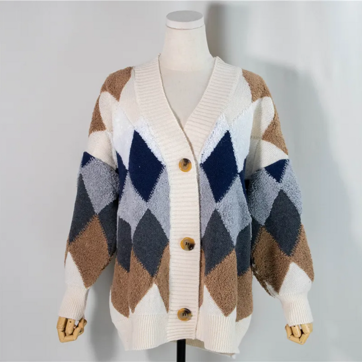Maya | Moderne und Oversized Damen Strick Strickjacke