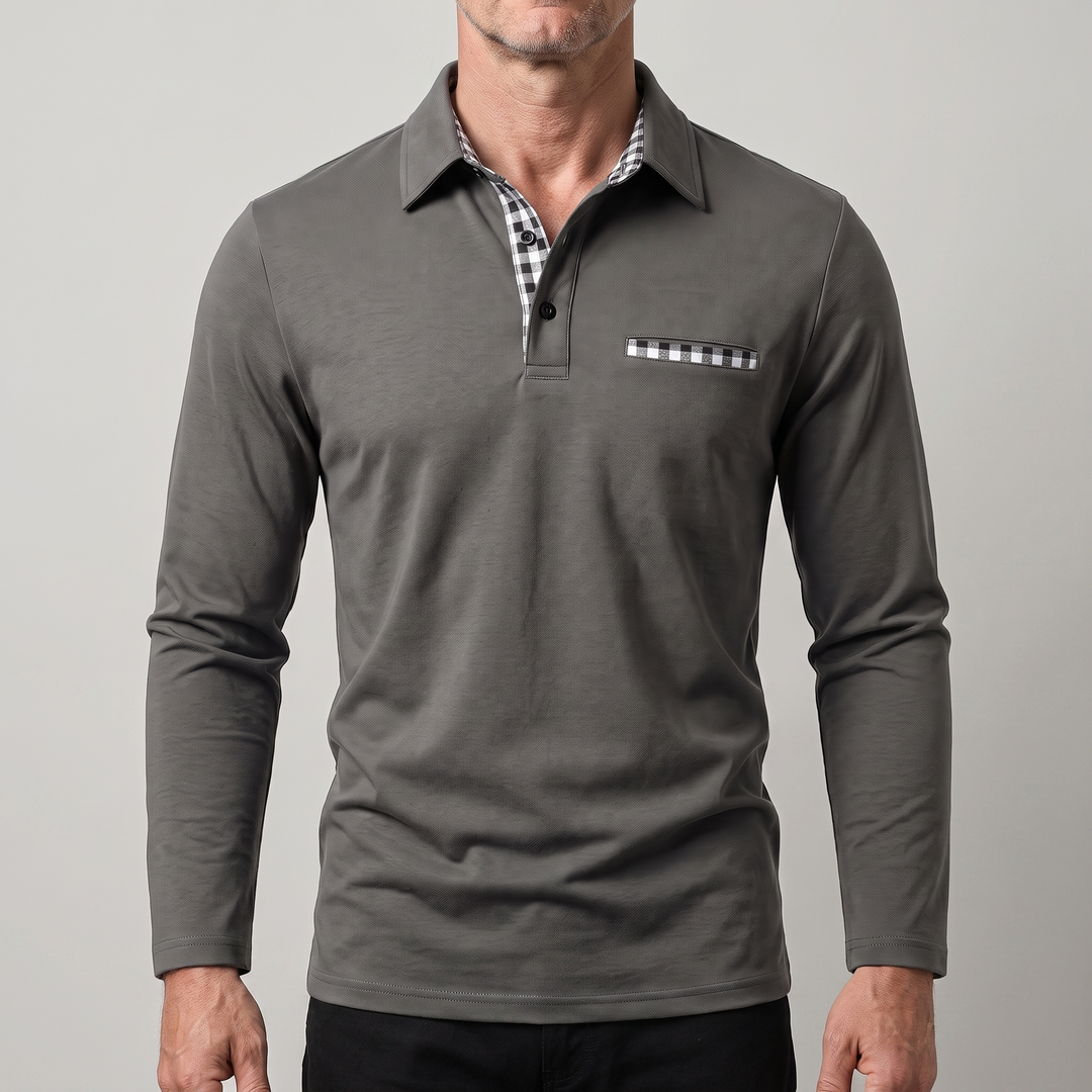 Calverton | Long-Sleeve Polo – Vielseitiger Stil für Männer