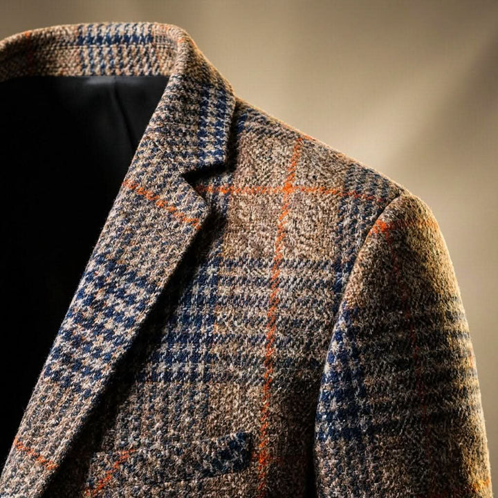 Langley | Tailored Blazer – Klassisches Hounds-tooth-Muster