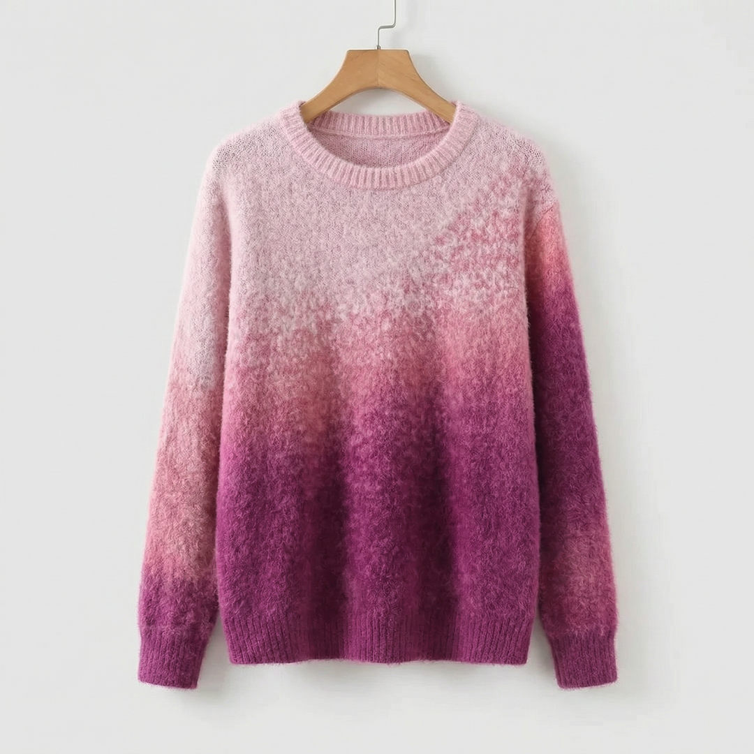 LUCIA | Strickpullover – Gradient Look für Damen
