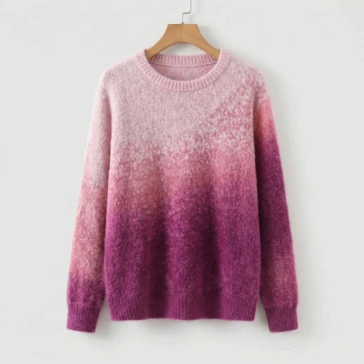 LUCIA | Strickpullover – Gradient Look für Damen
