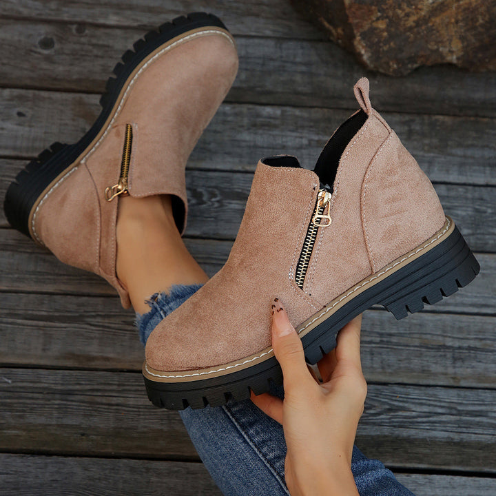Stephanie | Elegante Und Moderne Plateau Stiefeletten