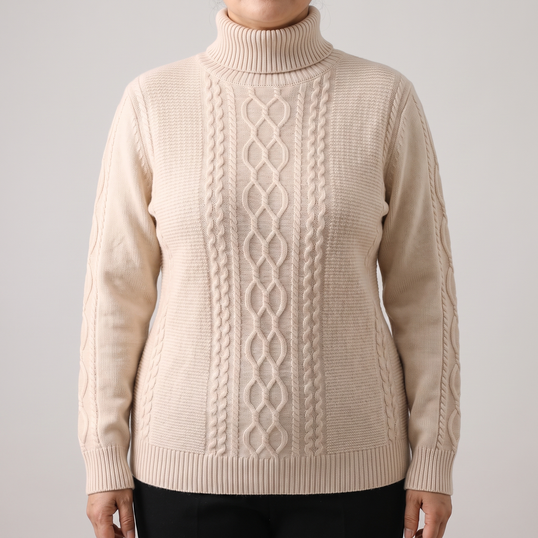 Flauschige | Turtleneck – Einzigartiges Design für Frauen