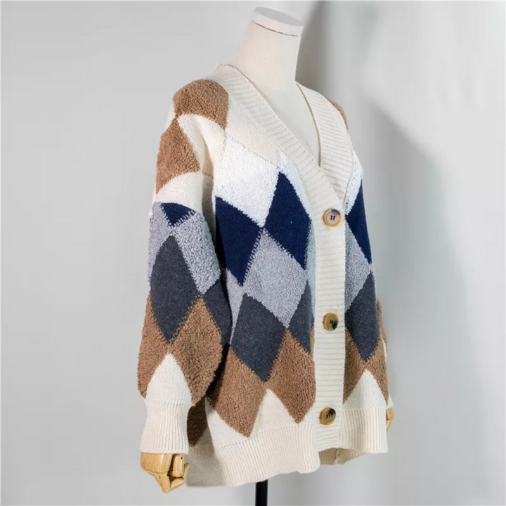 Maya | Moderne und Oversized Damen Strick Strickjacke