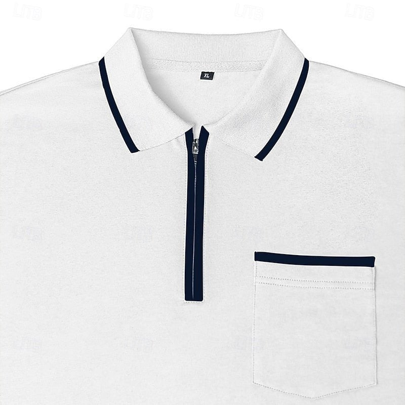 Maurice | Quarter-Zip Polo-Shirt – Eleganter, Modern Fit für Herren