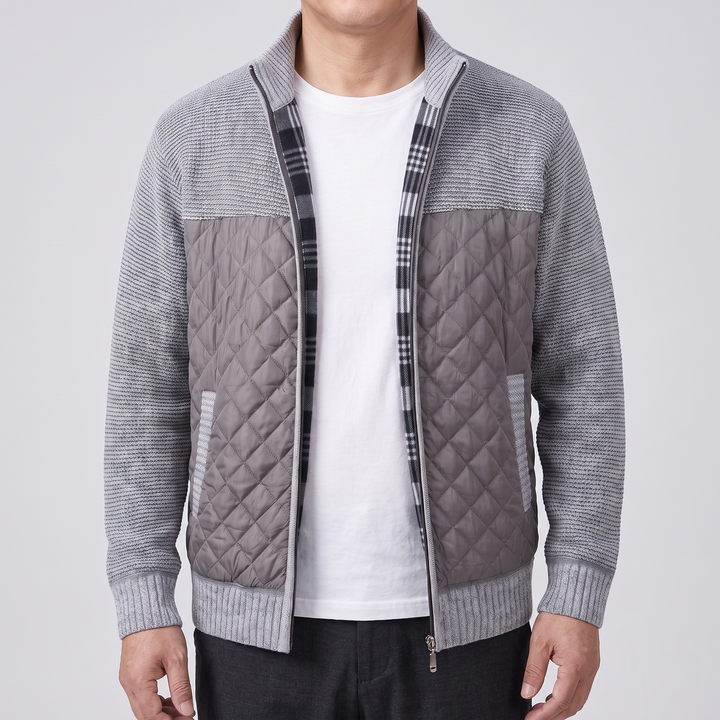 Classic | Quilted Knit Jacket – Komfortables Design für jeden Tag