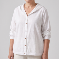 Lena | Lightweight women's linen hoodie for relaxed summer days