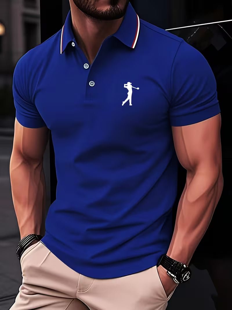 Arnold | Casual Golf Hemd – Kurzarm mit Print für Herren