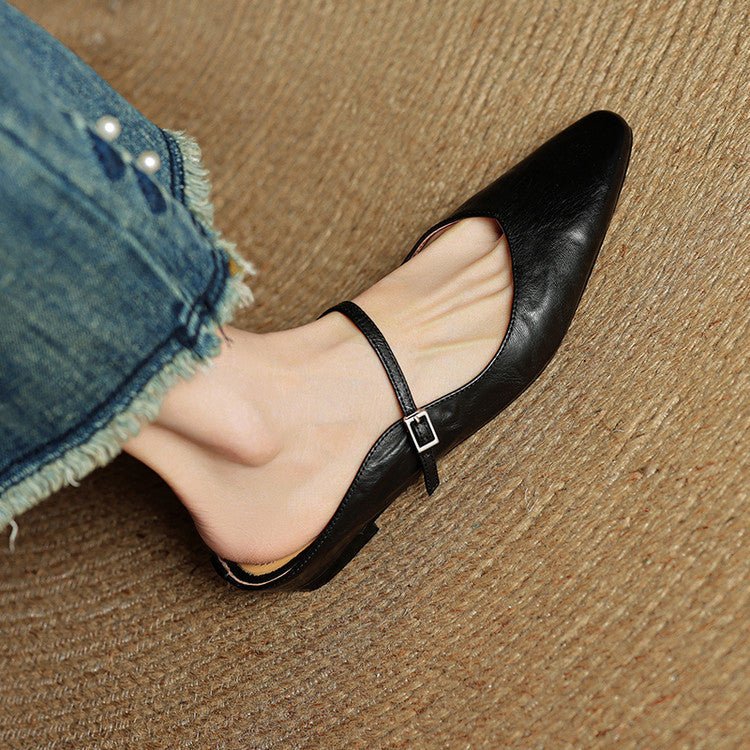 Camilla | Timeless and Elegant Leather Mules