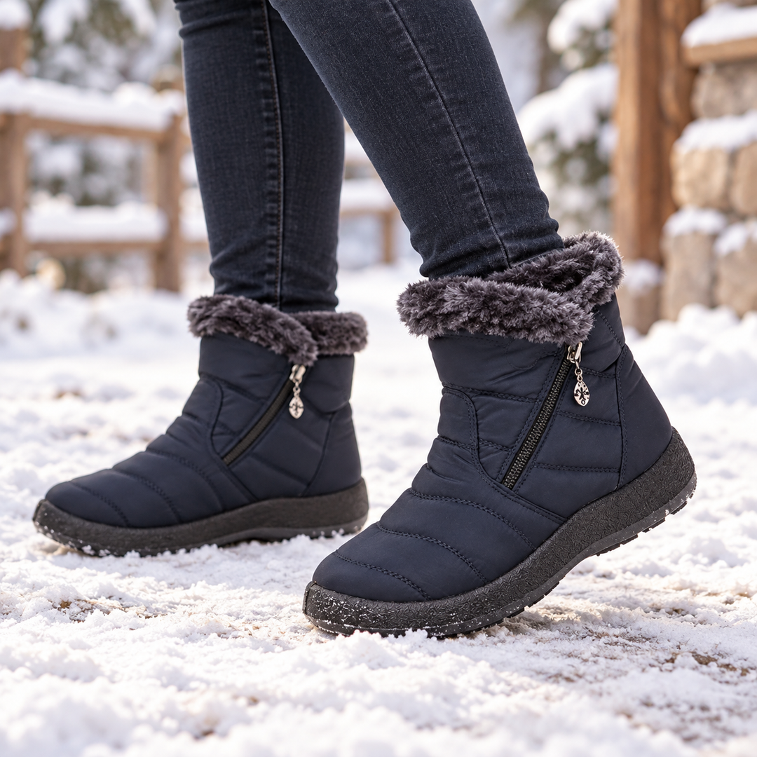 Lunavia | Zipper Ankle Boots – Warm und Wasserabweisend für Frauen
