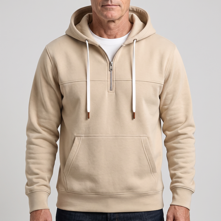 Ravelle | Hoodie – Bequemer Viertelreißverschluss für Herren