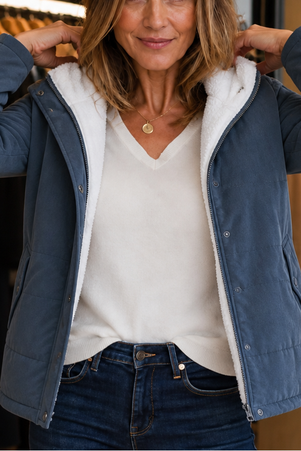 Coldbourne | Pufferjacke mit Kapuze – Wärme für kalte Tage