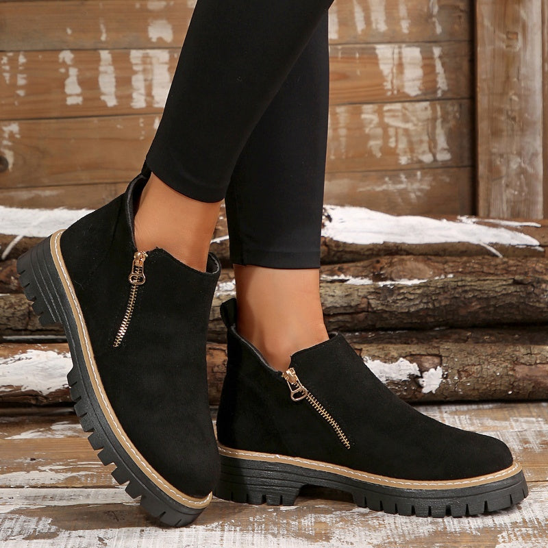 Stephanie | Elegante Und Moderne Plateau Stiefeletten