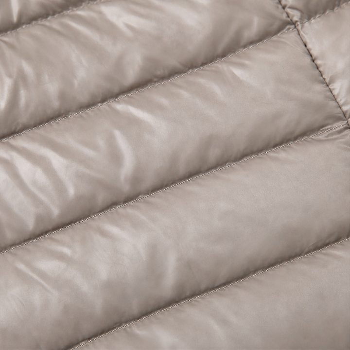 Veluna | Langer Stepp-Puffermantel – Leicht und Warm