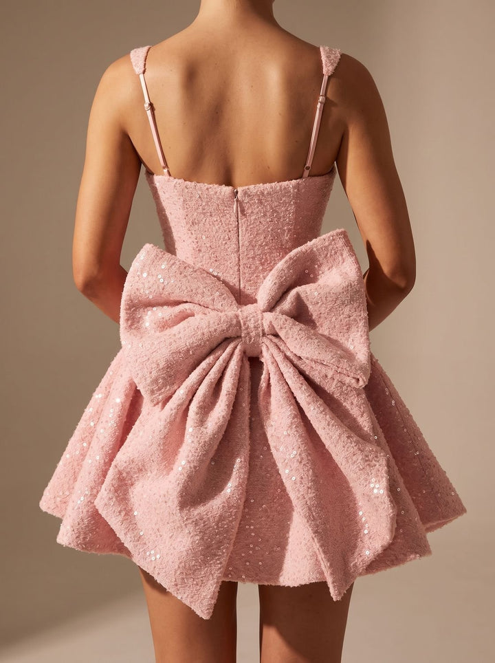 Victoria | Sequin Fit-and-Flare Mini Dress für Frauen