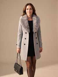 Sophia | Elegant and Fitted Fur Coat for Women