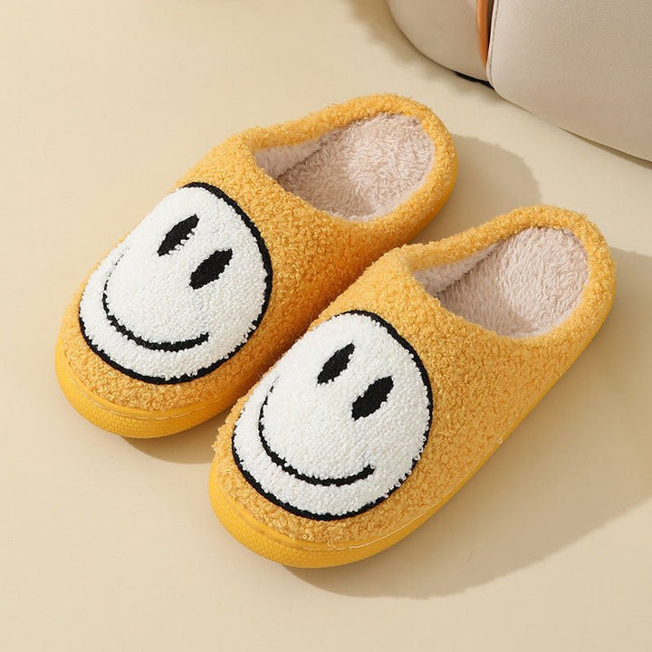 Carlo | Unisex-Hausschuhe – Komfortable Smiley-Design Slipper