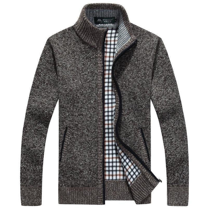 René | Winddichter Pullover mit Innenfutter