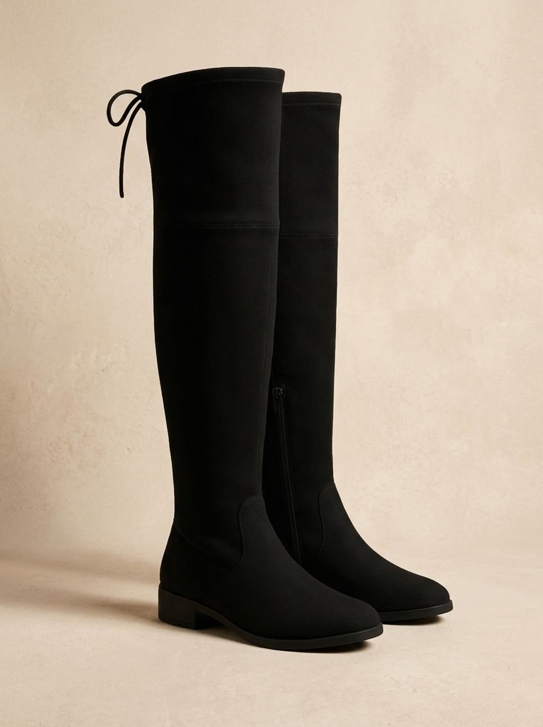 Harper | Über-die-Knie Stiefel – Flaches Design für Frauen