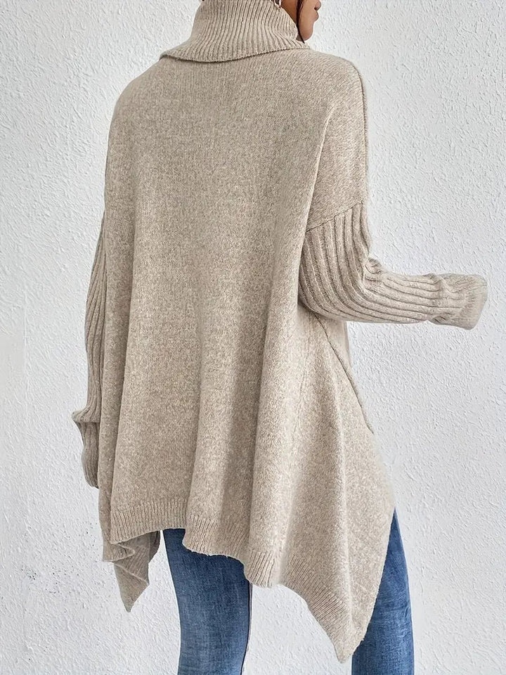 Greta | Oversized Turtleneck Sweater für Damen – Bequem und Stylisch