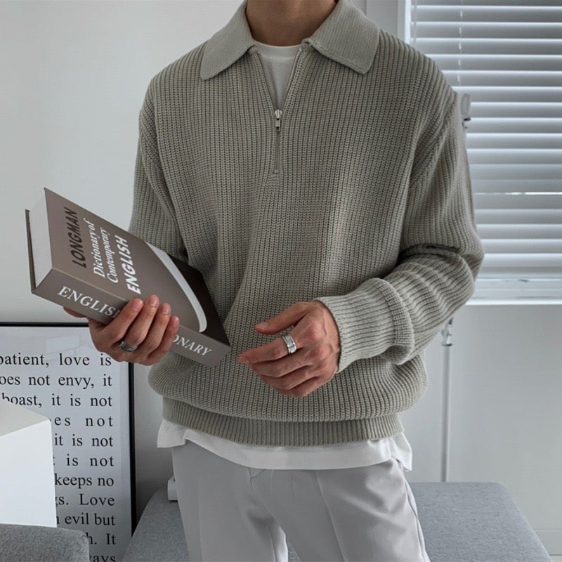 Monaco | Zip Sweater – Moderner Look für Männer