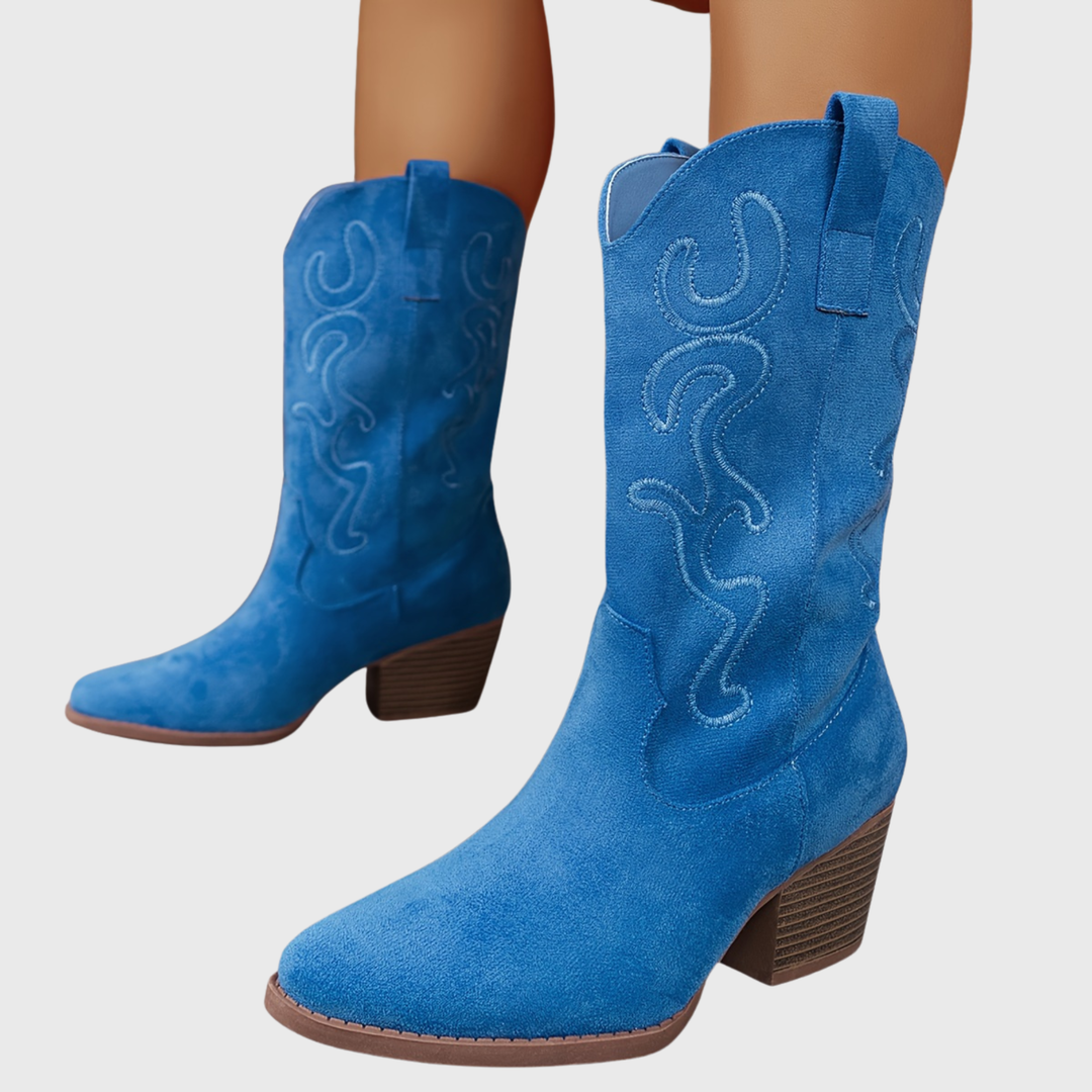 Jolene | Auffällige Western Cowboystiefel mit Weiter Wadenweite
