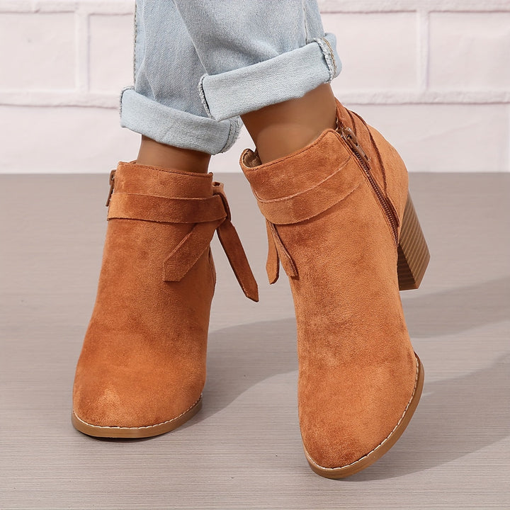 Lea | Elegante Und Moderne Stiefeletten Mit Schleifen-Detail