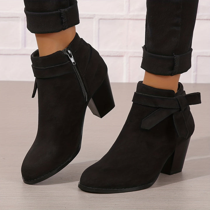 Lea | Elegante Und Moderne Stiefeletten Mit Schleifen-Detail