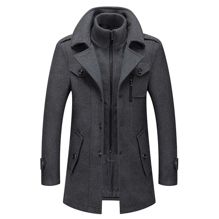Lukas | Wool Coat – Slim Fit Winter Style for Men
