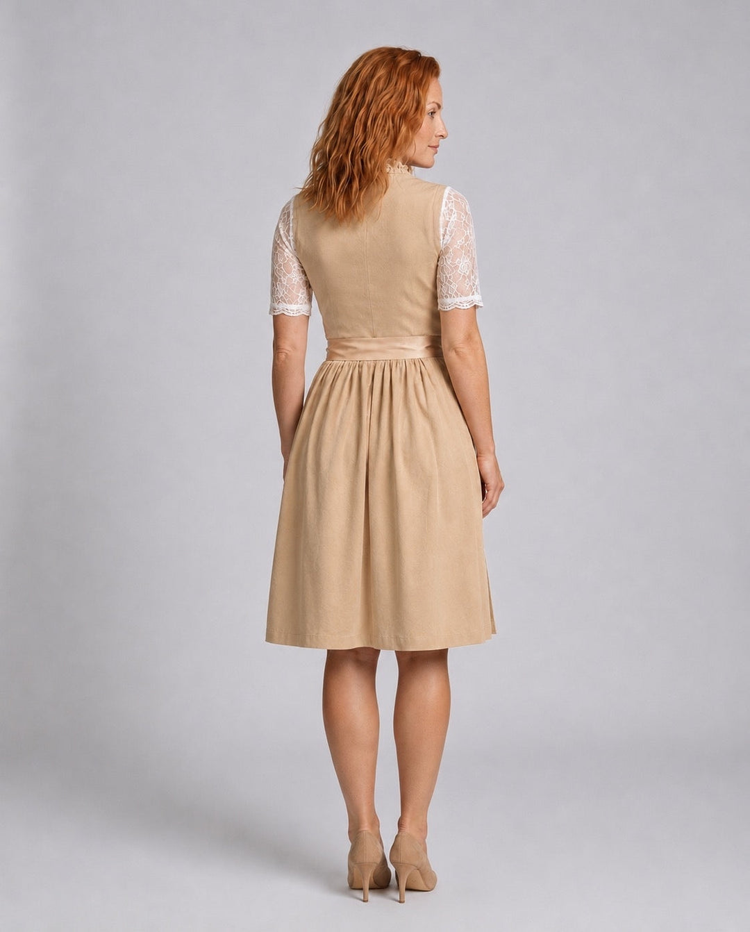 Theresa | Romantisches Oktoberfest Dirndlkleid Mit Spitzenbluse