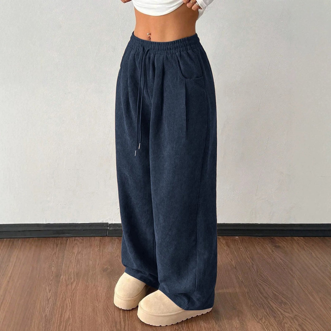 Drune | Cordhose – Weites Bein mit Kordelzug für Damen