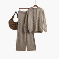 Anja | Lässiges Oversize Hoodie Set Mit Weiter Hose