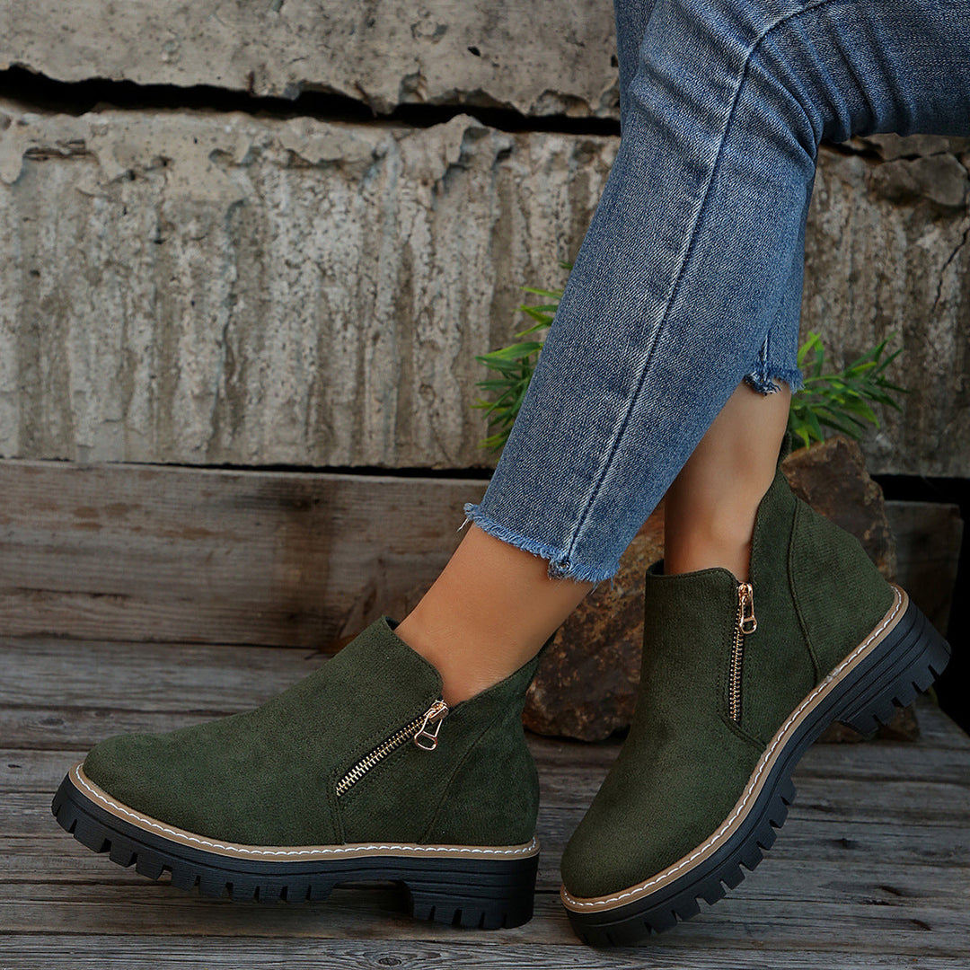 Stephanie | Elegante Und Moderne Plateau Stiefeletten