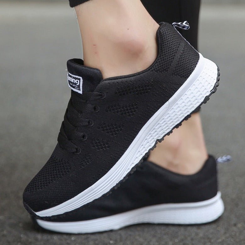 Evelyn | Atmungsaktive Orthopädische Damen-Sneaker Mit Strickdesign