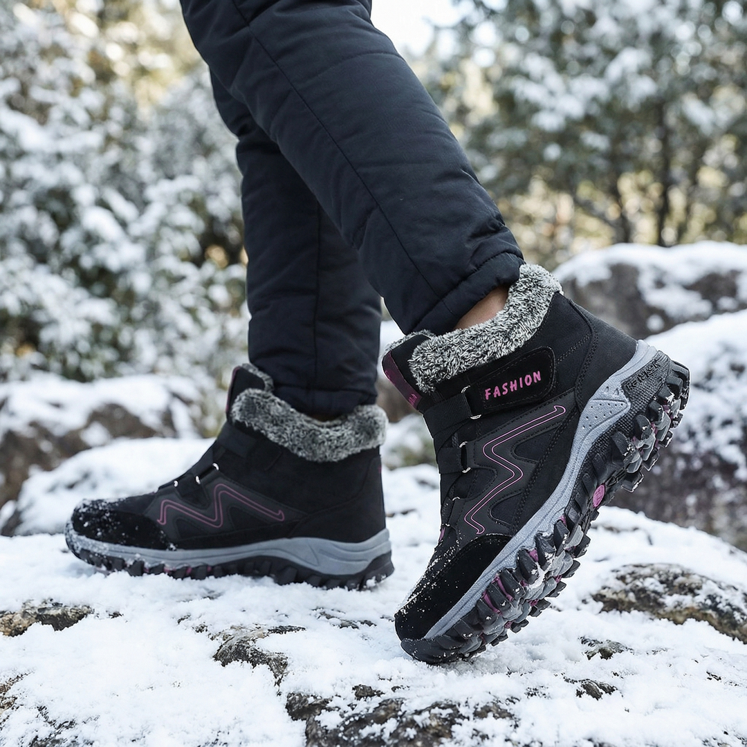 Snowstep | Winter Ankle Boots – Warm Fur Lining for Women