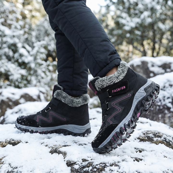 Snowstep | Winter Ankle Boots – Warm Fur Lining for Women