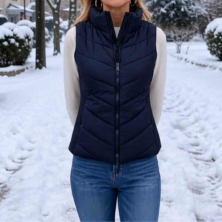 Layerly | Steppweste mit Stehkragen für Damen
