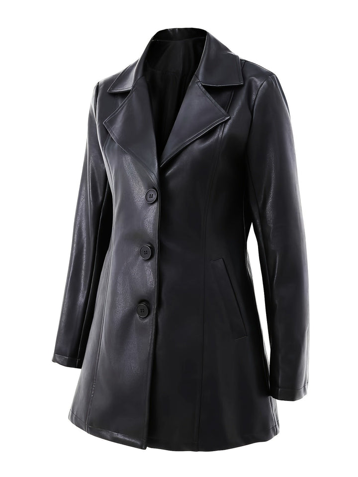 Rosaline | Taillierter Mid-Length Coat – Elegantes Design für Frauen