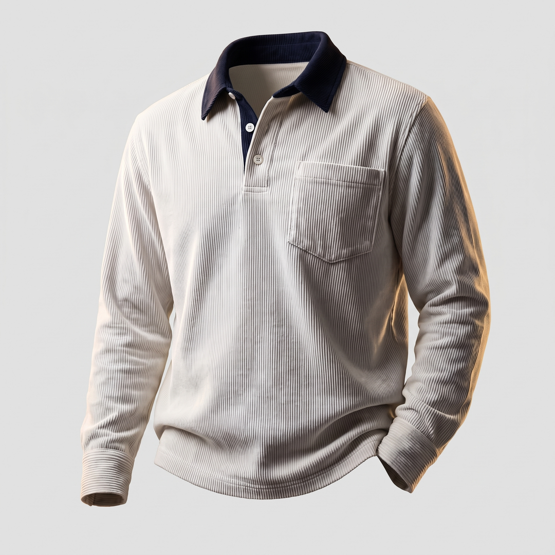 Rowley | Polohemd aus Cord – Eleganter, zeitloser Stil für Männer