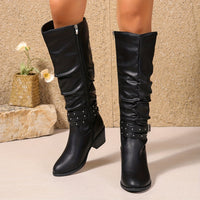 Ragnhild | Stilvolle Kniehohe Slouch-Stiefel Für Jeden Tag