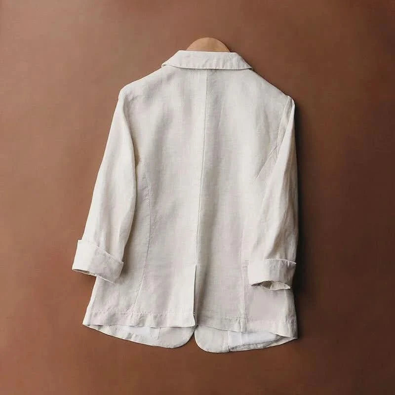 Alena | Linen Blazer – Elegante, Lässige Passform für Damen