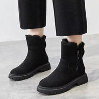 Karolin | Shiny Snow Boots with Plush Lining for Women