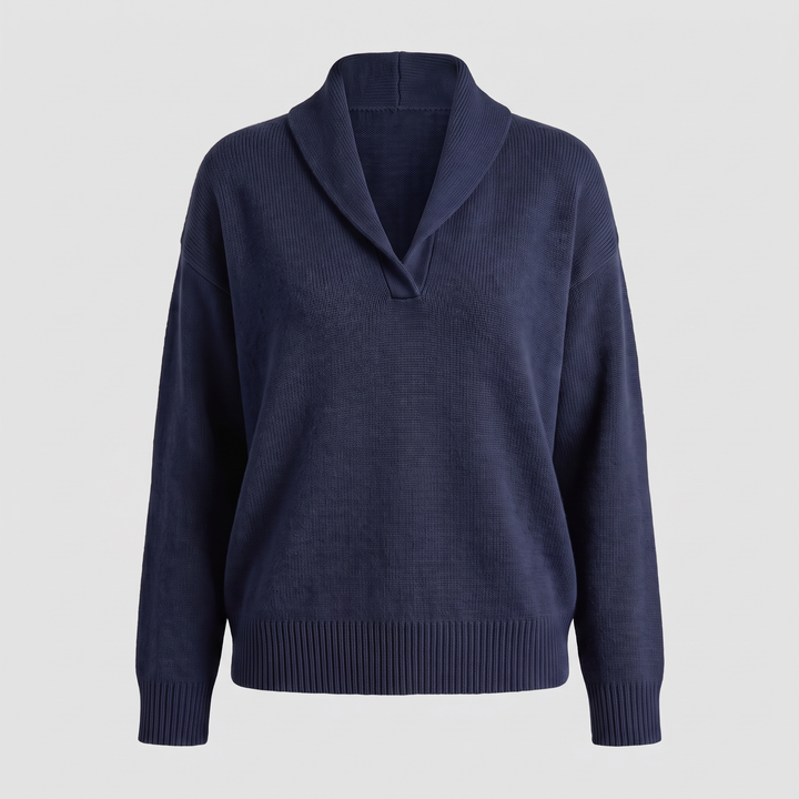 Vernor | V-Ausschnitt Strickpullover für Damen