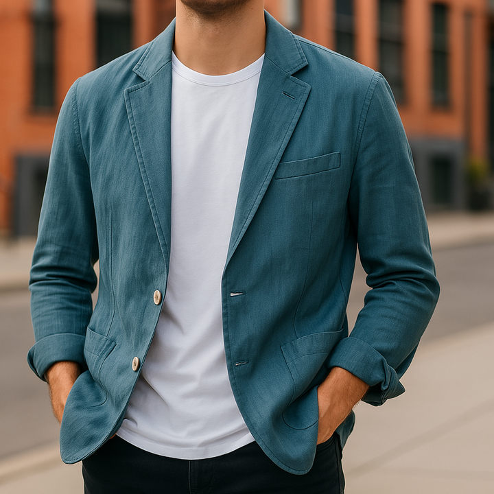Rino | Blazer – Eleganter Leinenlook für warme Tage