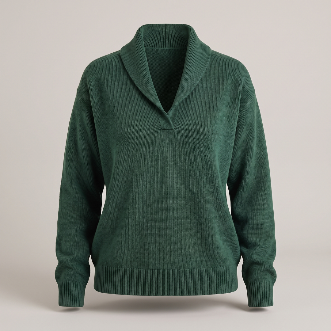 Vernor | V-Ausschnitt Strickpullover für Damen
