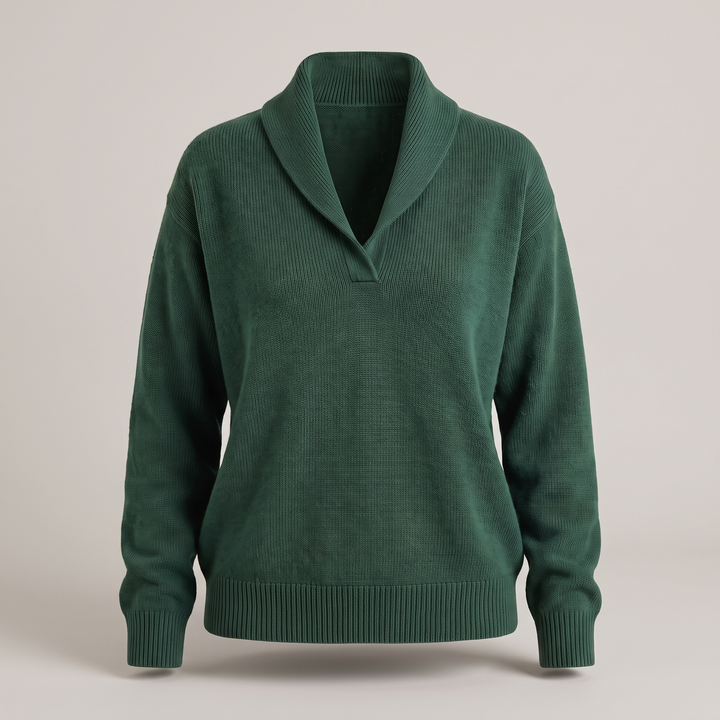 Vernor | V-Ausschnitt Strickpullover für Damen