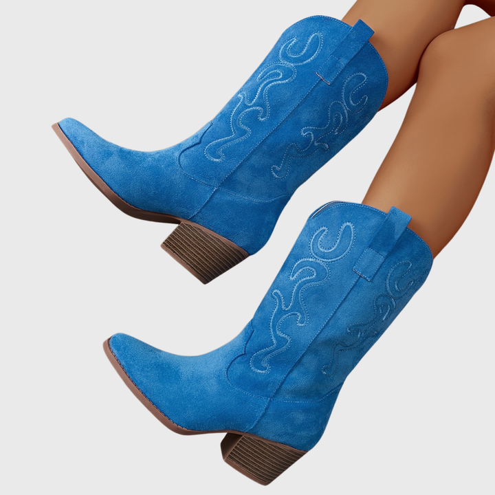 Jolene | Auffällige Western Cowboystiefel mit Weiter Wadenweite